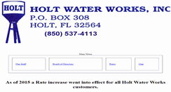 Desktop Screenshot of holtwaterworks.com